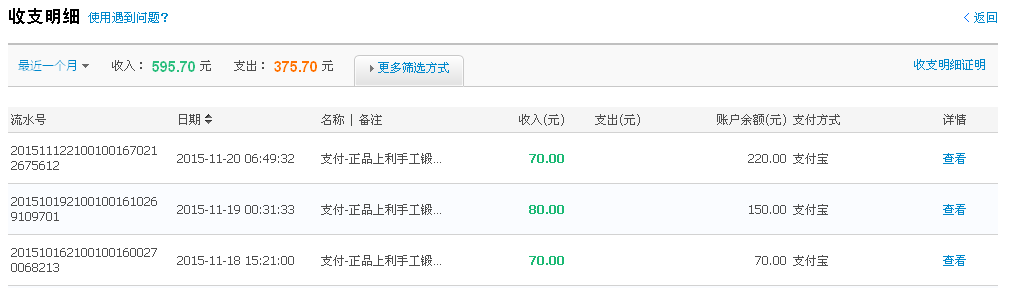 11月19日吳忠客戶轉(zhuǎn)帳80元至支付寶賬戶